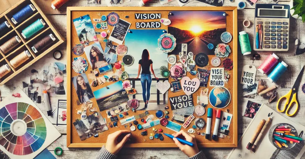 como hacer un vision board